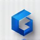 Graphic element representing brand identity or logo design process